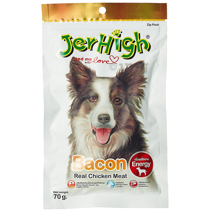 JerHigh Bacon Real Chicken Meat Dog Treat