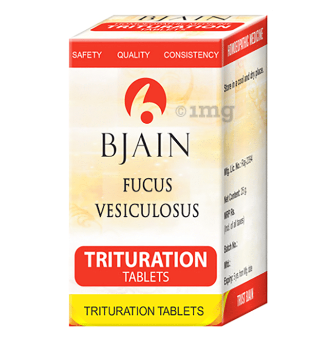 Bjain Fucus Vesiculosus Trituration Tablet 6X
