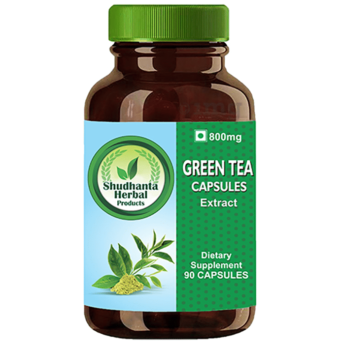 Shudhanta Herbal Green Tea 800mg Capsule