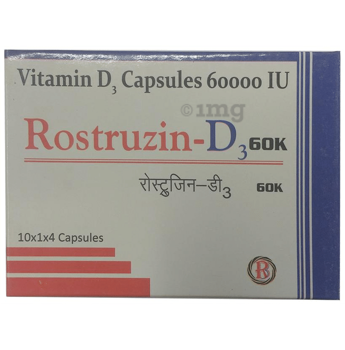 Rostruzin -D3 60K Soft Gelatin Capsule