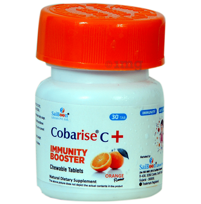 Cobarise C+ Chewable Tablet Orange