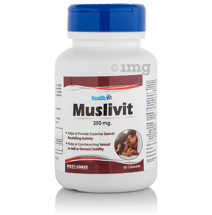 HealthVit Muslivit 250mg Capsule