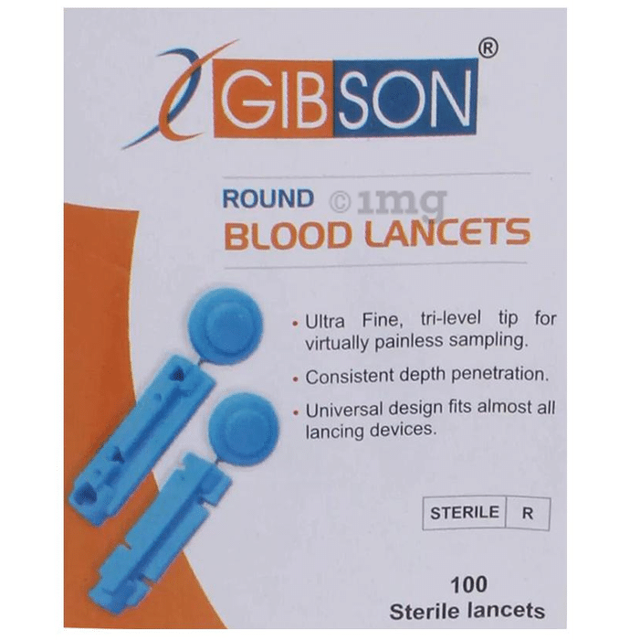 Gibson Blood Sterile Lancets Round