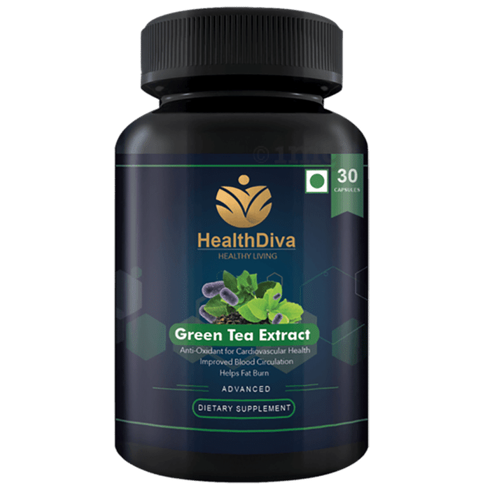HealthDiva Green Tea Extract Capsule