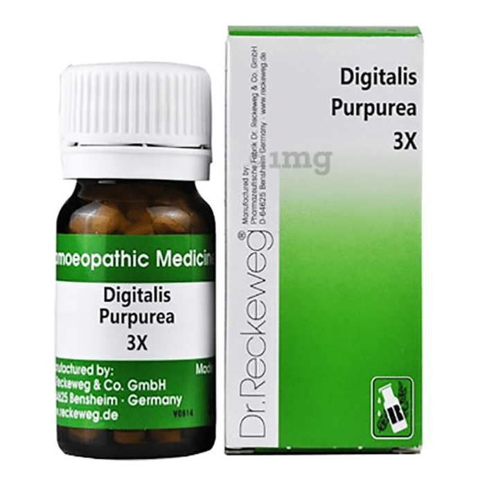 Dr. Reckeweg Digitalis Purpurea Trituration Tablet 3X