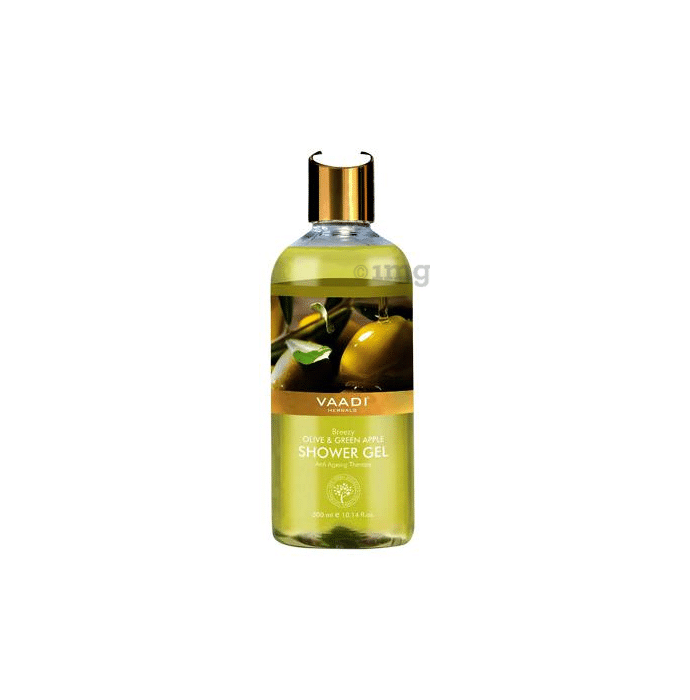 Vaadi Herbals Breezy Olive & Green Apple Shower Gel