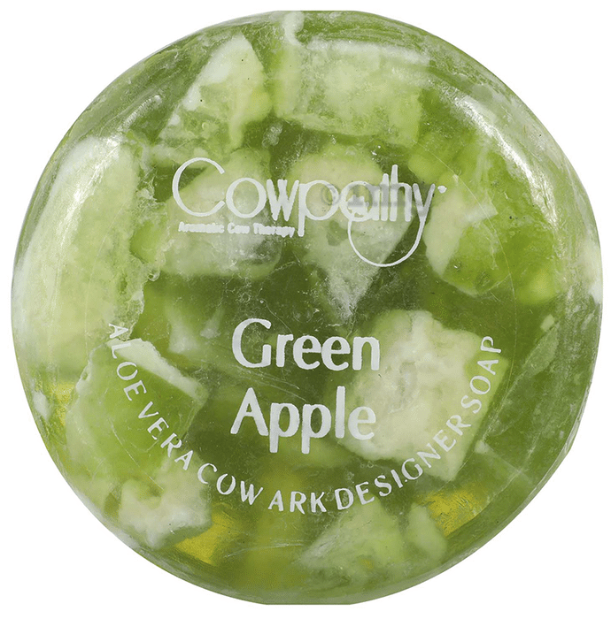 Cowpathy Gau Ark Hand Made Soap Green Apple
