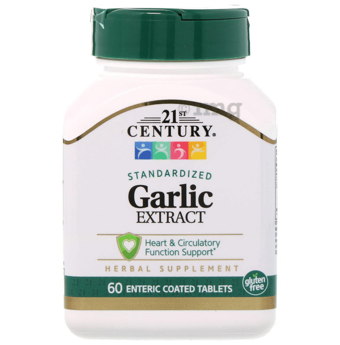 21st Century Garlic Extract Enteric Coated Tablet