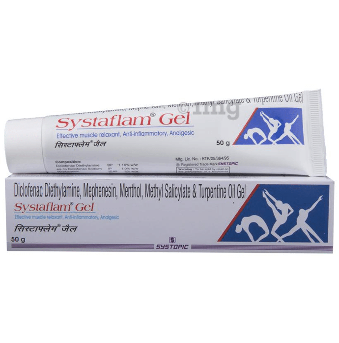 Systaflam Analgesic, Anti-Inflammatory & Muscle Relaxant Gel