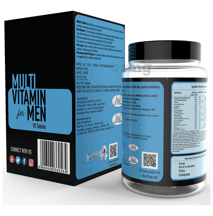 Fitzup Multi Vitamin for Men Tablet