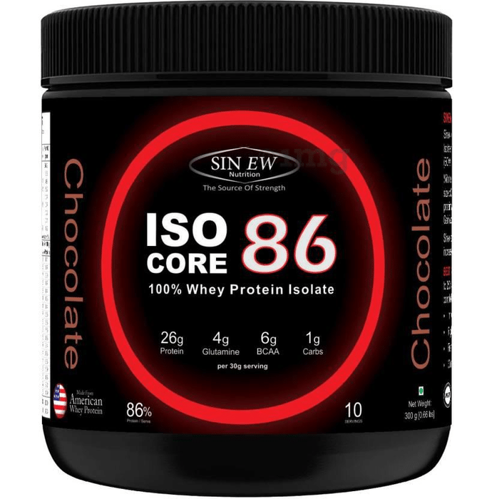 Sinew Nutrition Isocore86 100% Whey Protein Isolate Powder Chocolate