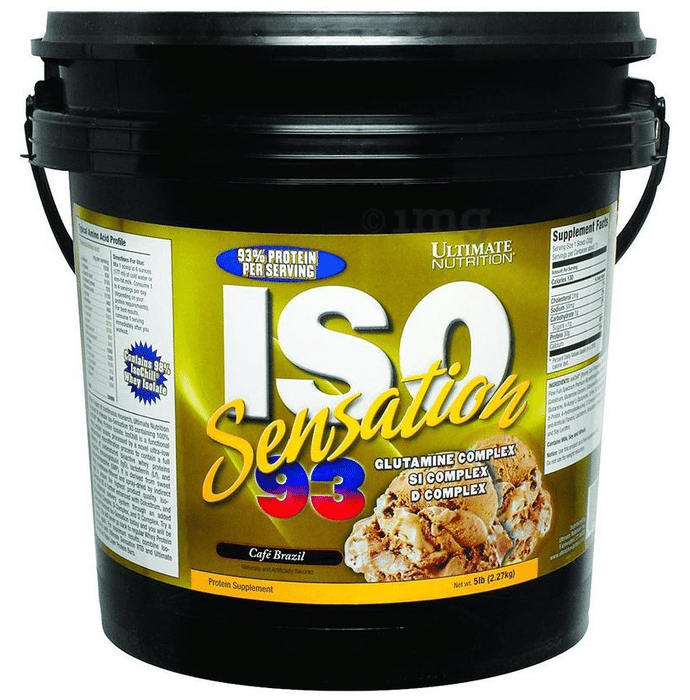 Ultimate Nutrition ISO Sensation 93 Whey Isolate Protein | Flavour Cafe Brazil Powder