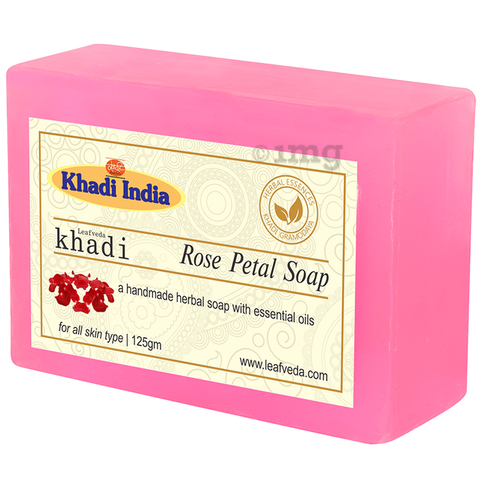 Khadi Leafveda Rose Petal Soap