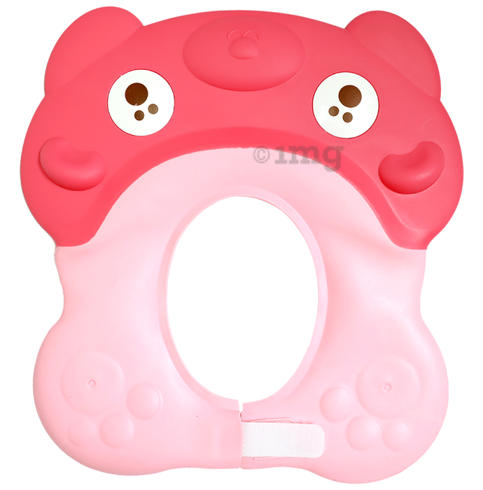 Safe-O-Kid No Tears Fit-All Adjustable Kid's Shampoo Hat Pink