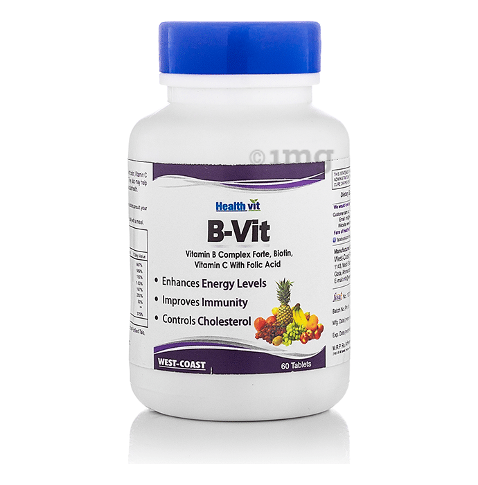 HealthVit B-Vit Tablet Pack of 2
