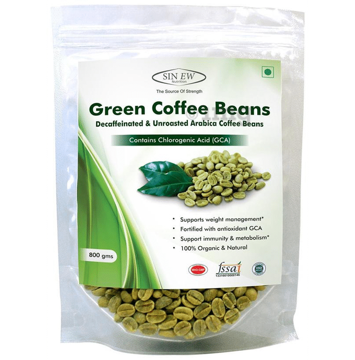 Sinew Nutrition Green Coffee Beans (800gm Each)
