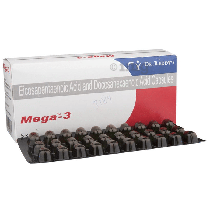 Mega -3 EPA & DHA Soft Gelatin Capsule