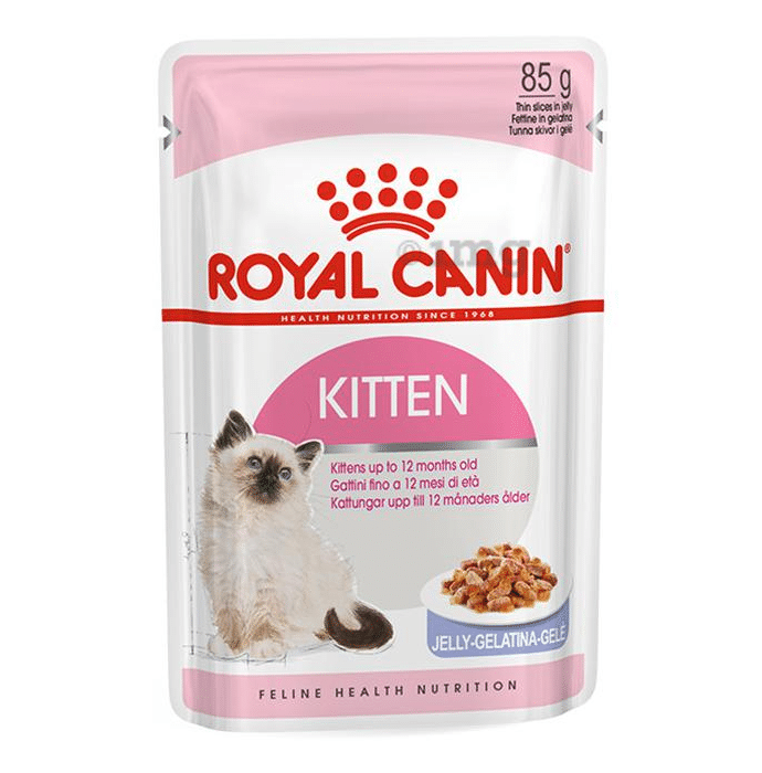 Royal Canin Wet Cat Food (12x85gm) Kitten Jelly