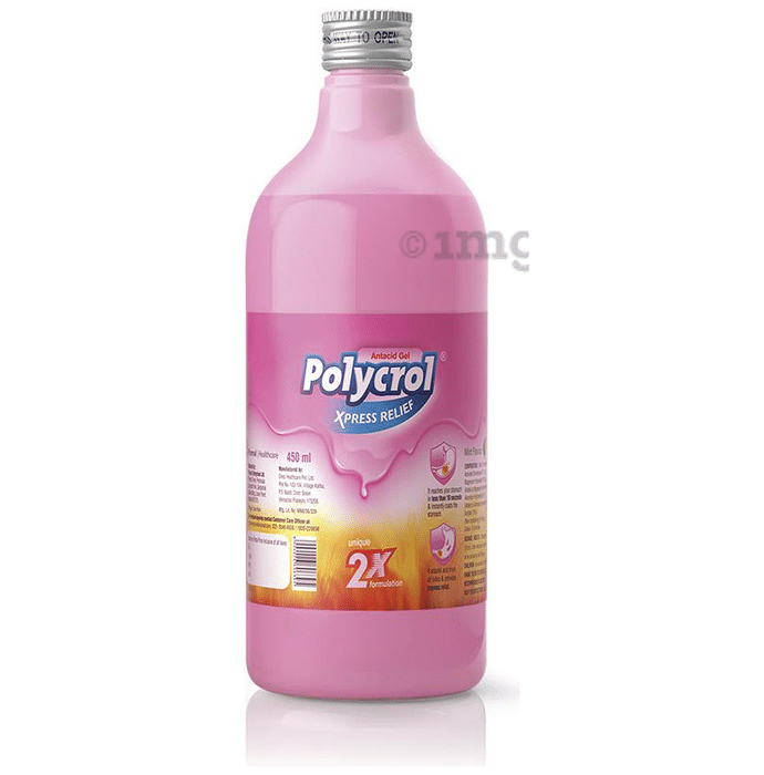 Polycrol Antacid Antigas Gel | Flavour Mint