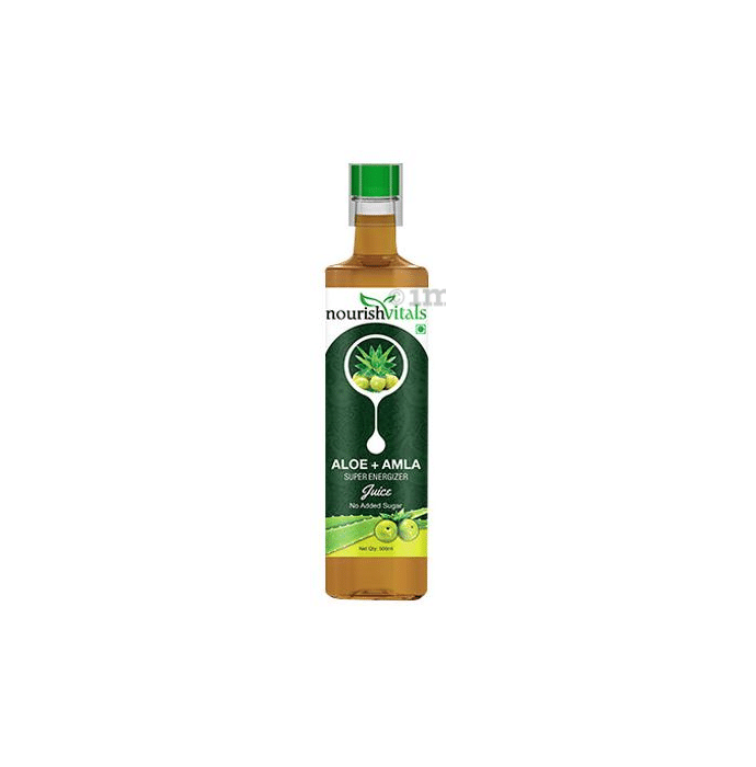 NourishVitals Aloe Vera with Amla Super Energizer Juice