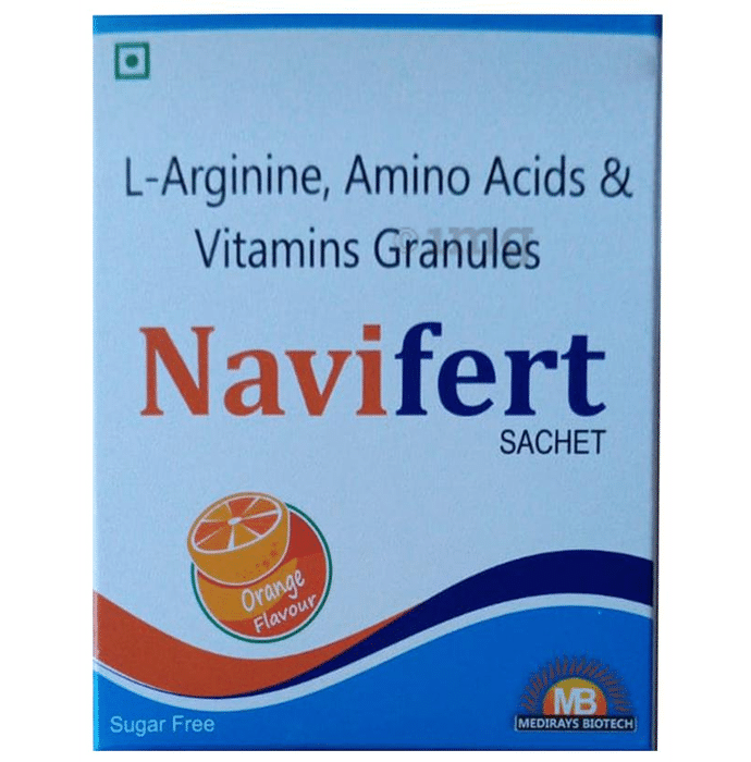 Navifert Sachet Orange Sugar Free