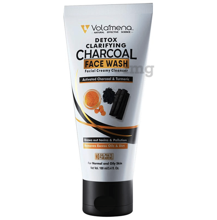 Volamena Detox Clarifying Charcoal Face Wash