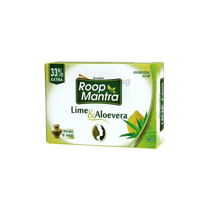 Roop Mantra  Lime & Aloevera Soap