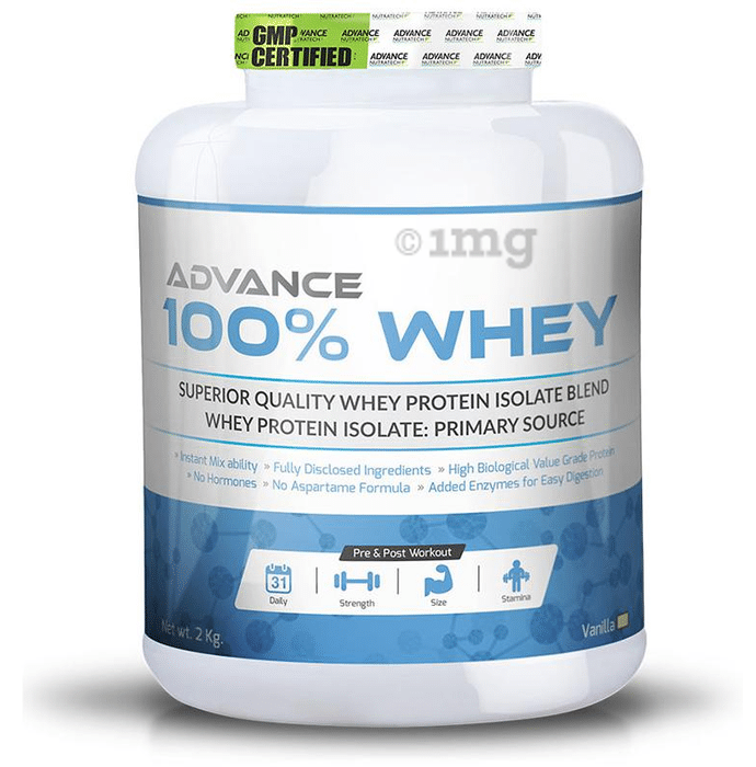 Advance Nutratech 100% Whey Protein Powder Vanilla