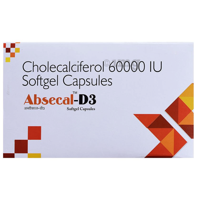 Absecal-D3 Softgel Capsule