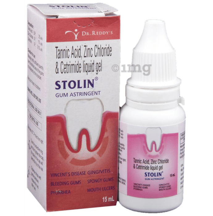 Stolin Gum Astringent for Bleeding Gums & Mouth Ulcers