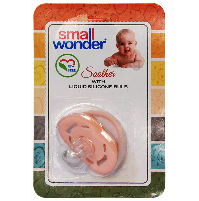 Small Wonder Soother with Liquid Silicone Bulb Pink