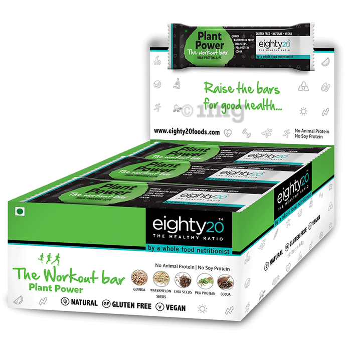 Eighty20 Plant Power The Workout Bar