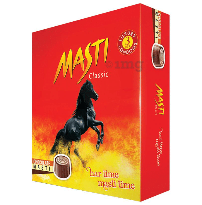 Masti Classic Condom Chocolate Buy packet of 3.0 condoms at best