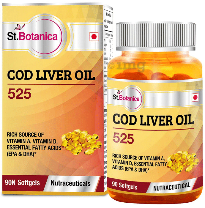 St.Botanica Cod Liver Oil 525 Capsule