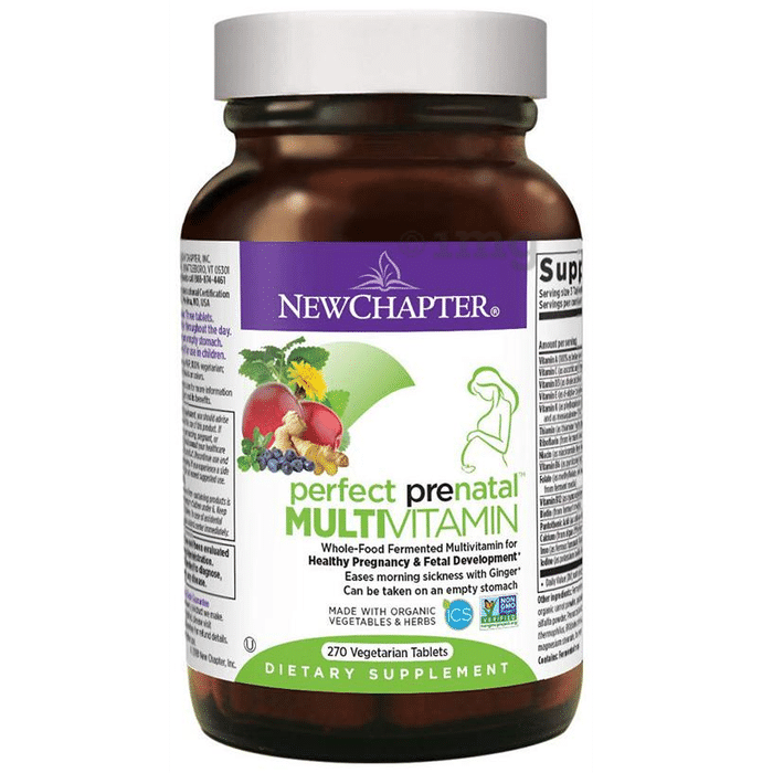 New Chapter Perfect Prenatal Multivitamin Vegetarian Tablet