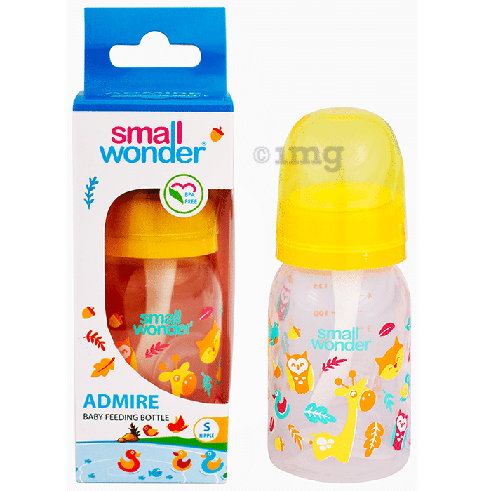 Small Wonder Admire Baby Feeding Bottle Small Yellow