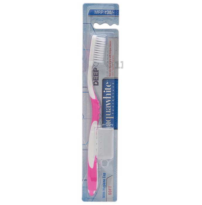 Aquawhite Deep Clean Toothbrush with Hygiene Cap