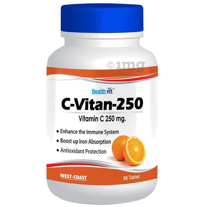 HealthVit C-Vitan 250 Vitamin C 250mg Orange Tablet