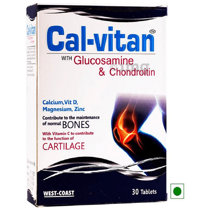 West-Coast Cal-vitan with Glucosamine & Chondroitin Tablet