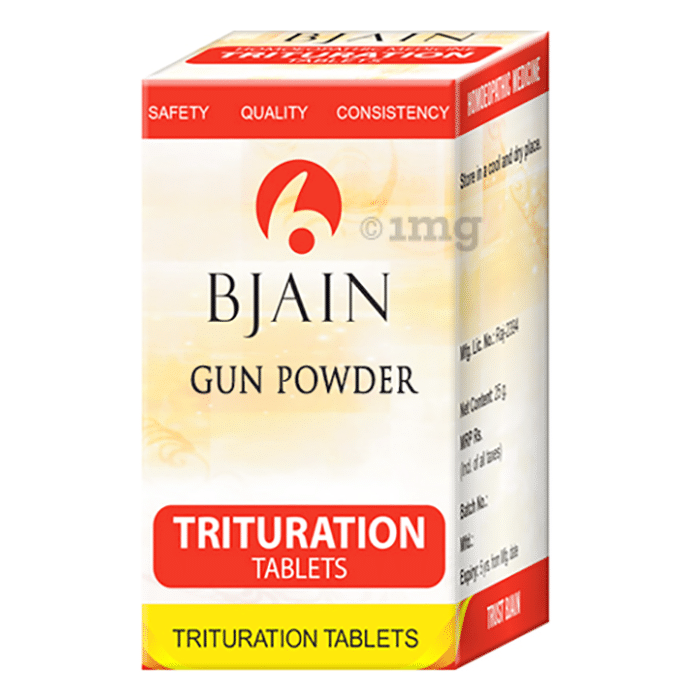 Bjain Gun Powder Trituration Tablet 3X