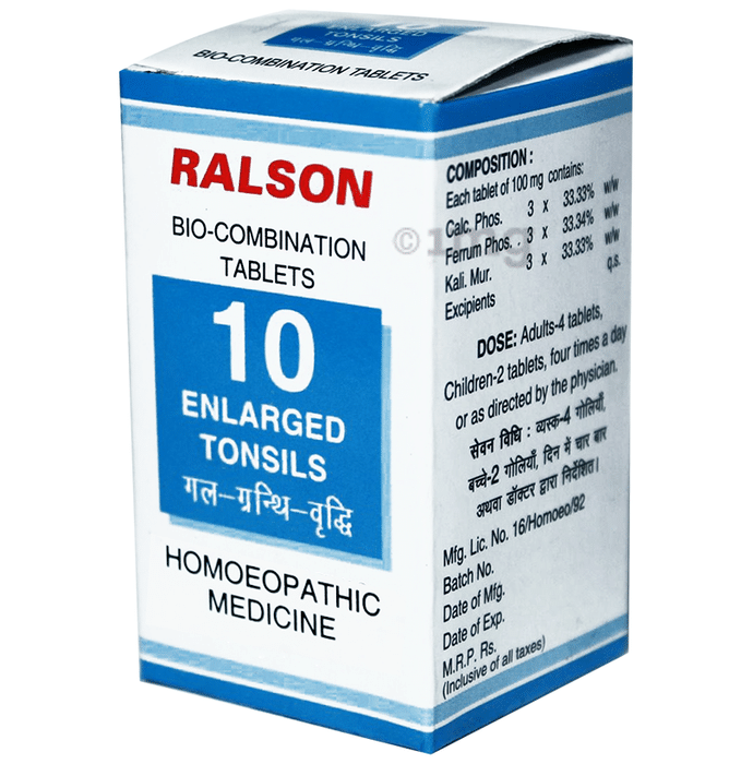 Ralson Remedies Bio-Combination 10 Tablet