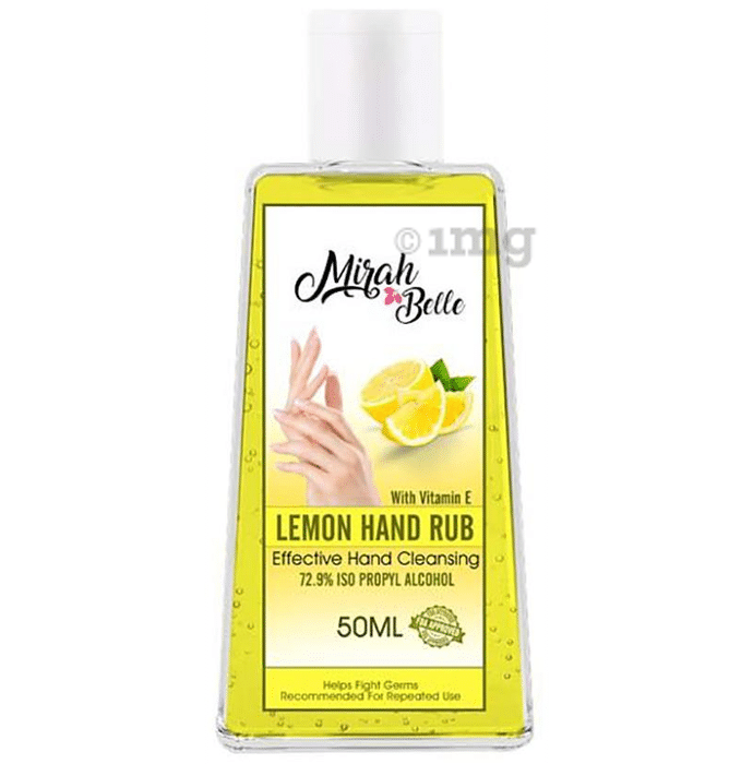 Mirah Belle Hand Rub Sanitizer (50ml Each) Lemon with Vitamin E