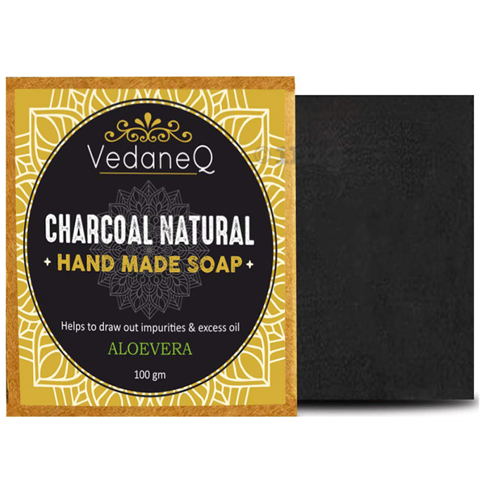 VedaneQ Charcoal Natural Handmade Soap