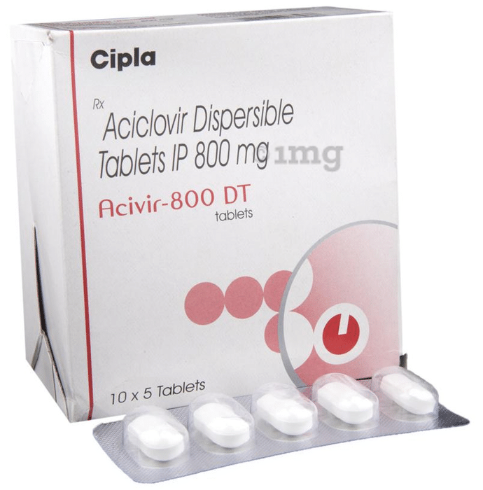 Acivir 800 DT Tablet