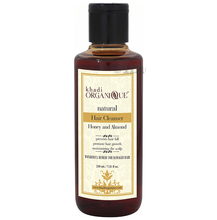 Khadi Organique Natural Hair Cleanser Honey & Almond