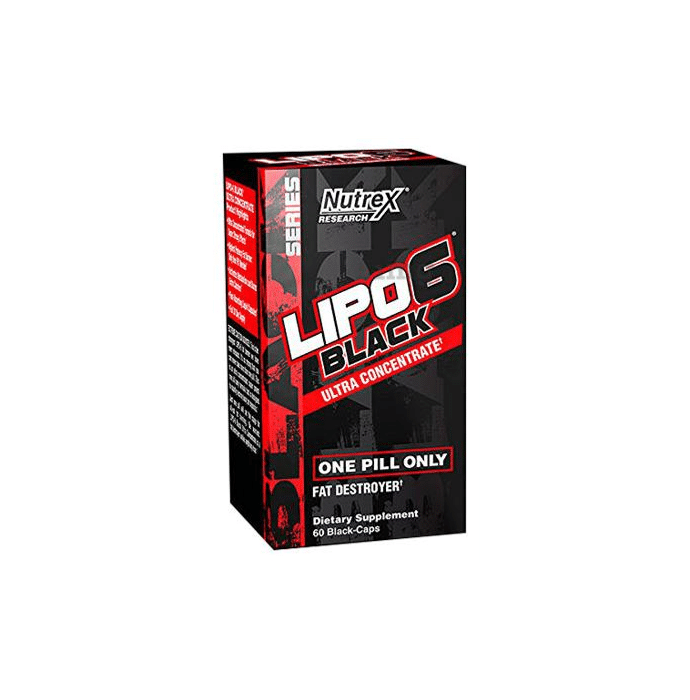 Nutrex Research Lipo 6 Black Ultra Concentrate for Fat Metabolism | Liquid Capsule