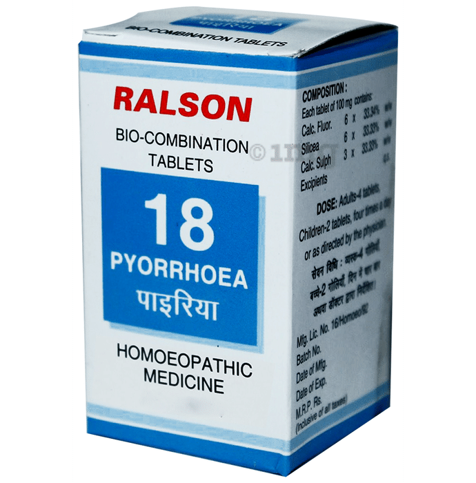 Ralson Remedies Bio-Combination 18 Tablet