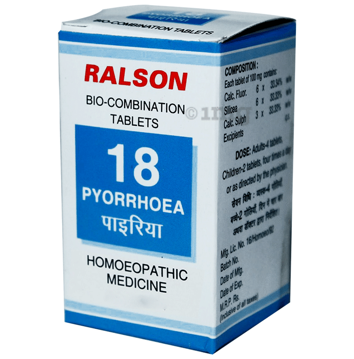 Ralson Remedies Bio-Combination 18 Tablet