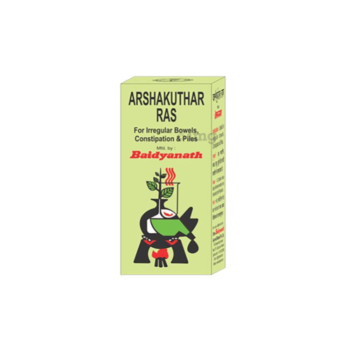 Baidyanath Arshakuthar Ras Tablet | For  Irregular Bowel, Constipation & Piles