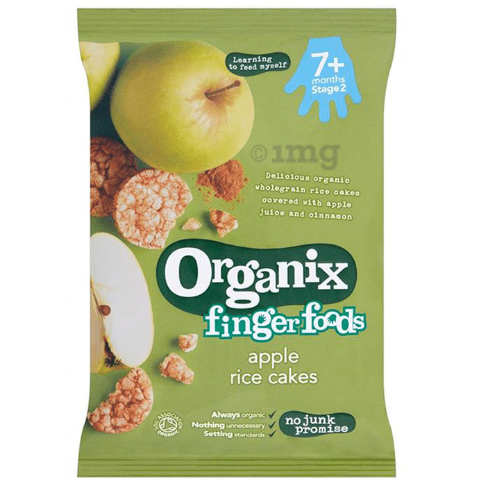 Organix Finger Foods Rice Cakes Apple
